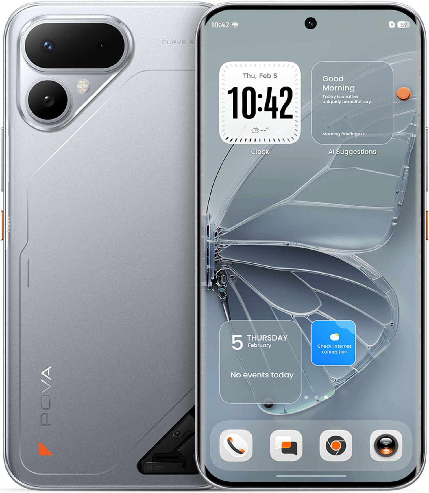 Antarmuka Android 16 dan HiOS 16 pada Tecno Pova Curve 2 5G (Photo: Gizmochina, Tecno)