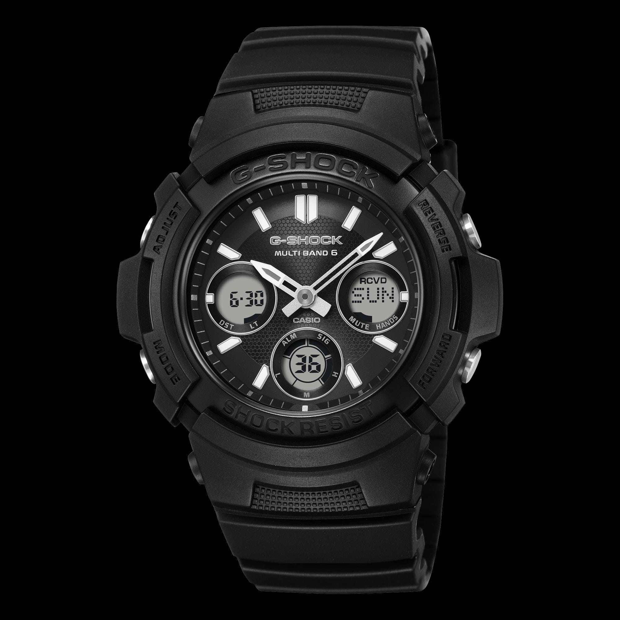 AWG-M100FP-1A1 spesifikasi analog digital Neo Bright dan Tough Solar (Photo: Gizmochina, Casio)