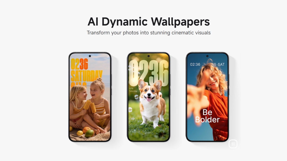 Contoh AI Cinematic Lock Screen dan pengaturan wallpaper dinamis (Photo: Gizmochina, Xiaomi)