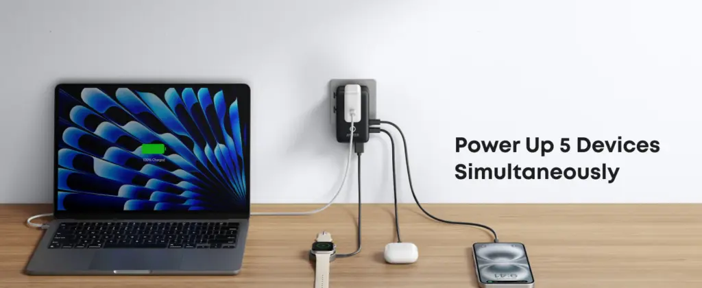 Detail mekanisme Push-Lock pada 5-in-1 travel adapter (Photo: Gizmochina, Anker) Detail mekanisme Push-Lock pada 5-in-1 travel adapter (Photo: Gizmochina, Anker)