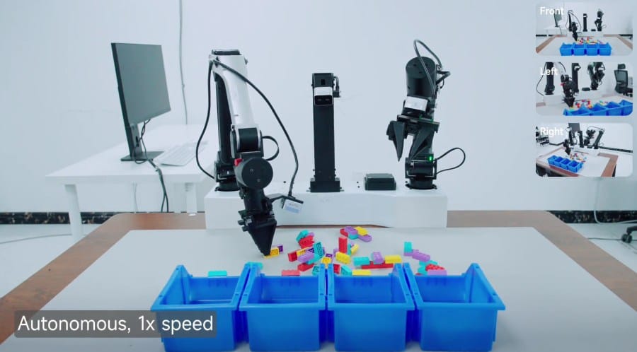 Diagram arsitektur Xiaomi Robotics-0 menampilkan VLM dan Action Expert (Photo: Gizmochina, Xiaomi) Diagram arsitektur Xiaomi Robotics-0 menampilkan VLM dan Action Expert (Photo: Gizmochina, Xiaomi)