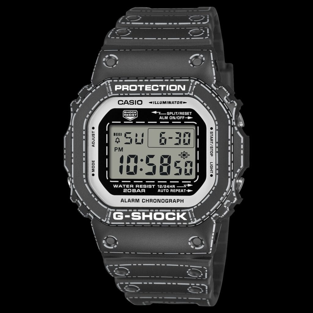 G-Shock Origami harga sekitar Rp2,5 juta model DW-6900RGM-5 close-up desain origami (Photo: Gizmochina, Casio)