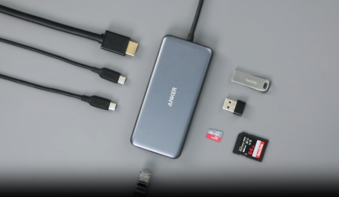 Hub USB-C terbaik 2026 dengan output HDMI 4K (Photo: Gizmochina, Anker)