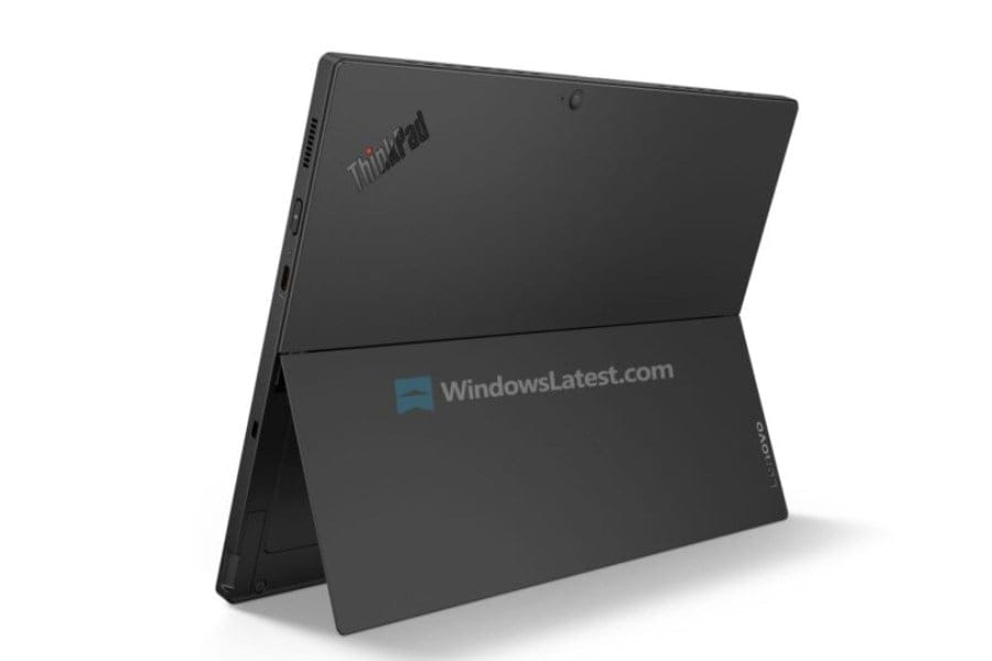 Keyboard magnetik Lenovo ThinkPad X13 Detachable menampilkan TrackPoint dan tombol fisik (Photo: Lenovo, Windows Latest)