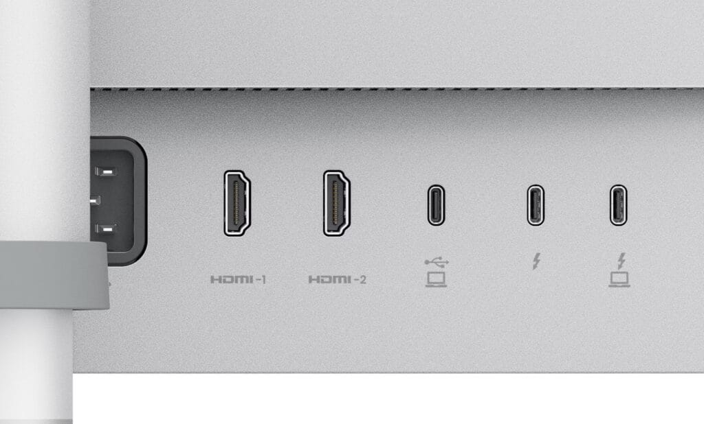 Port dan konektivitas pada BenQ MA270S dan MA320UG (Photo: Gizmochina, BenQ)