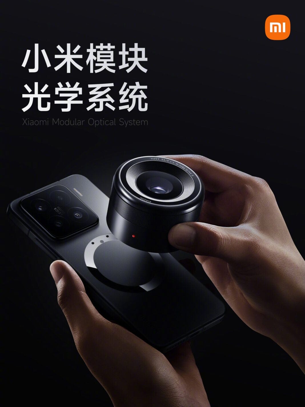 Sistem optik modular Xiaomi yang mendukung 100MP dan apertur f/1.4 untuk fotografi low-light (Photo: Gizmochina, Digital Chat Station)