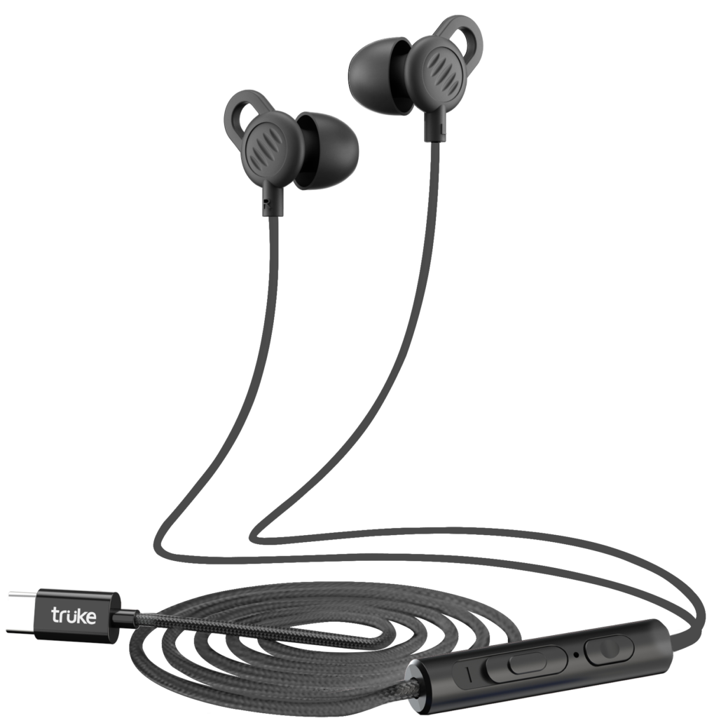 Truke Bass S2 earphone tidur desain in-ear ultra-compact (Photo: Gizmochina)