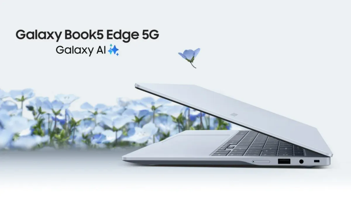 Samsung Rilis Galaxy Book 5 Edge 5G, Laptop Tipis dengan Konektivitas Seluler