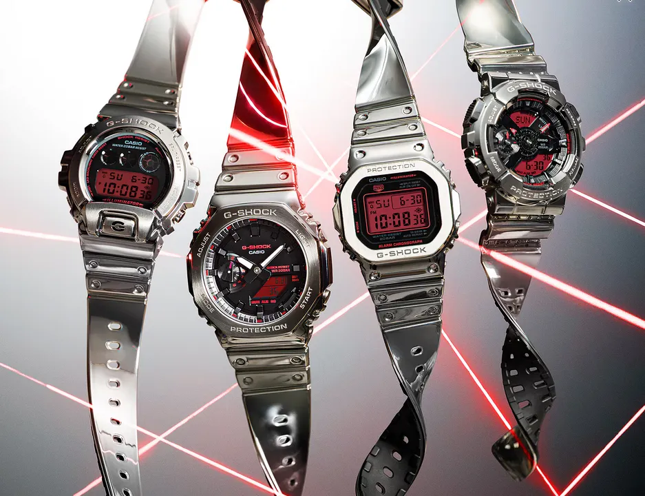 Casio G-Shock Metal Terbaru dengan Tampilan Merah Cerah Meluncur di Jepang 2026
