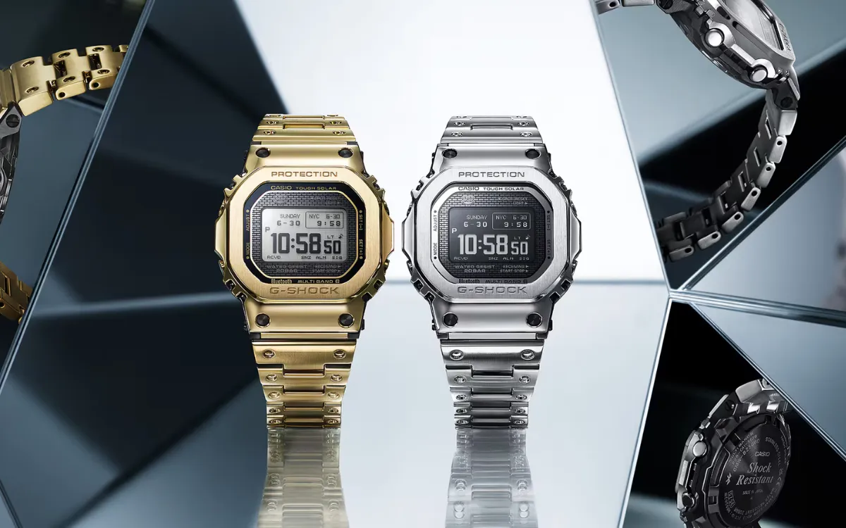 Casio GMW-BZ5000: G-Shock full-metal dengan struktur anti-guncang hasil desain AI (Photo: Casio, Gizmochina)