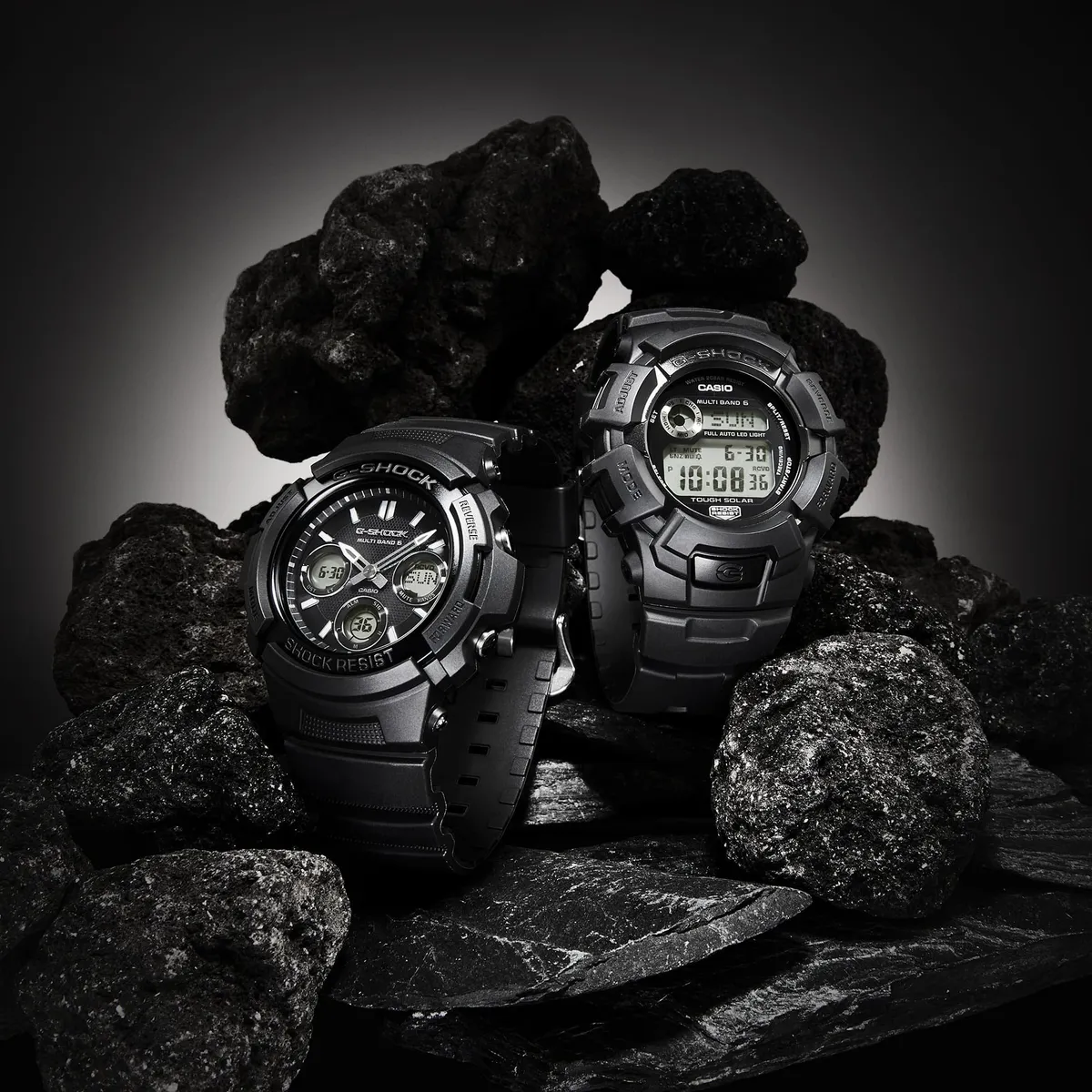 G-Shock Fire Package 2026 Harga dan Spesifikasi: AWG-M100FP-1A1 & GW-2320FP-1A1 (Photo: Gizmochina, Casio)
