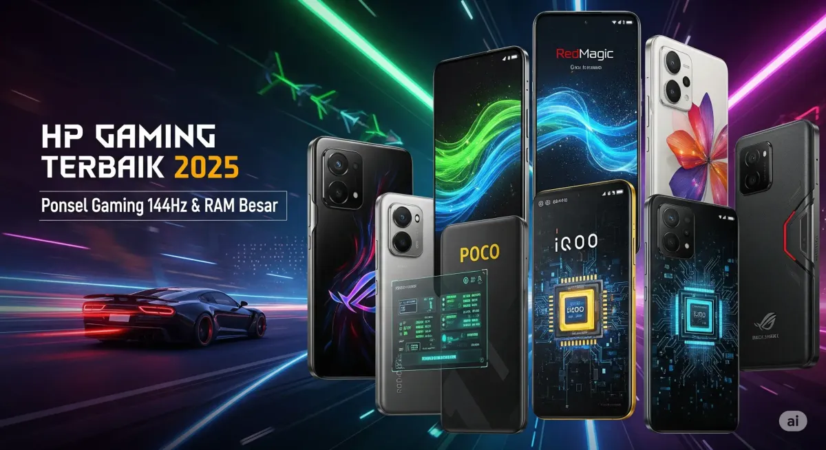Rekomendasi HP Gaming 2025 dengan Layar 144Hz