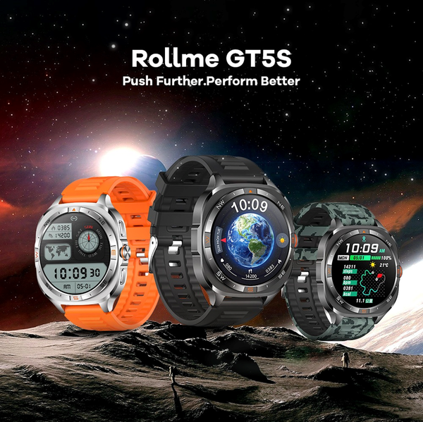 Rollme GT5S Resmi Rilis, Jam Tangan GPS Murah dengan Akurasi Tinggi