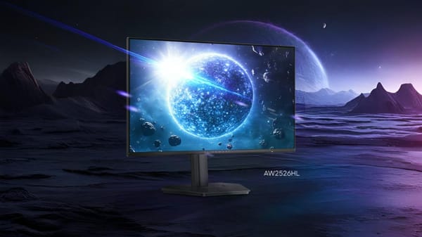 Alienware AW2526HL: Monitor 24,5 inci 300Hz dengan IPS dan respons 1 ms (Photo: Gizmochina, Alienware)
