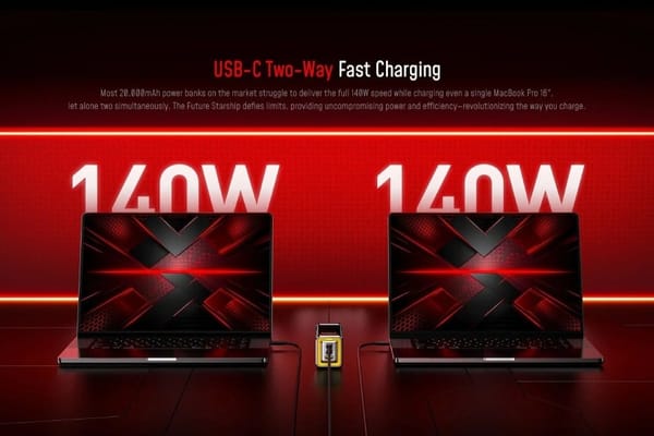 Aohi Starship Pro: Power bank 310W 20000mAh yang Bisa Isi Dua Laptop Sekaligus (Photo: Aohi, Gizmochina)