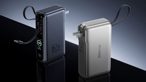 Baseus EnerGeek GT 21, power bank dan charger 2-in-1 yang praktis untuk pengguna mobile (Photo: Gizmochina; Baseus)