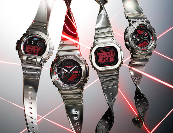 Casio G-Shock Metal Terbaru dengan Tampilan Merah Cerah Meluncur di Jepang 2026