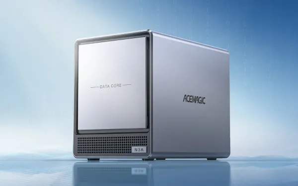 N3A NAS Mini PC: Empat bay SATA, dua NVMe, dan tenaga Ryzen 7 3750H (Photo: Acemagic, AMD)