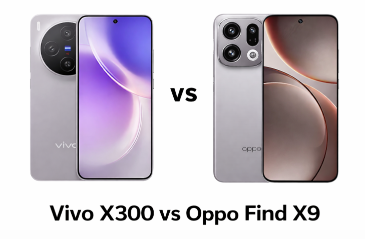 Perbandingan Vivo X300 dan OPPO Find X9: Kamera Tinggi atau Baterai Besar? (Photo: Gizmochina)