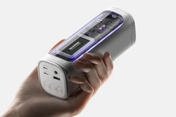 Shargeek 300: power bank 300W transparan dengan kapasitas 24.000mAh (Photo: Sharge, Shargeek)
