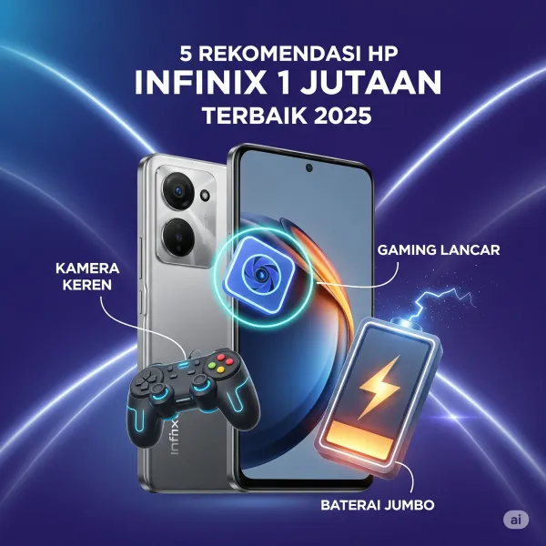 5 HP Infinix Terbaik 2025 Buat Gaming dan Foto