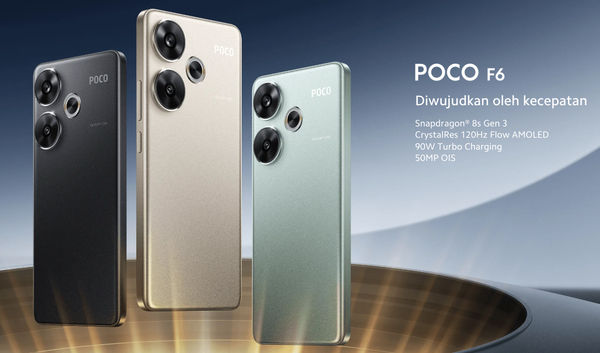 POCO F6 Resmi Diskon 19%! HP Flagship Murah