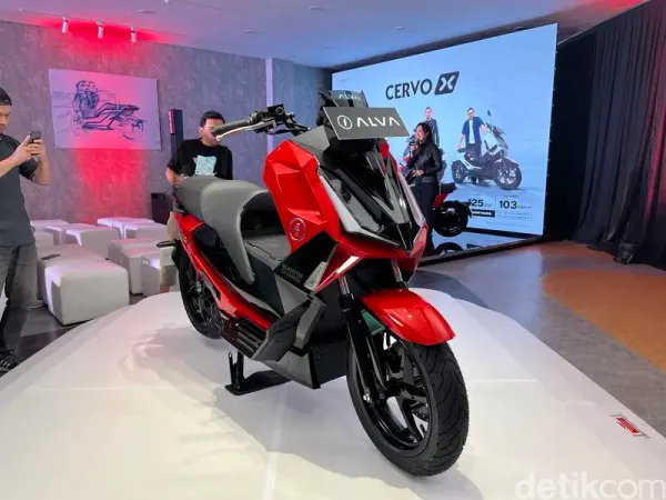 Alva Cervo X: Motor Listrik Sporty dengan Fitur Canggih