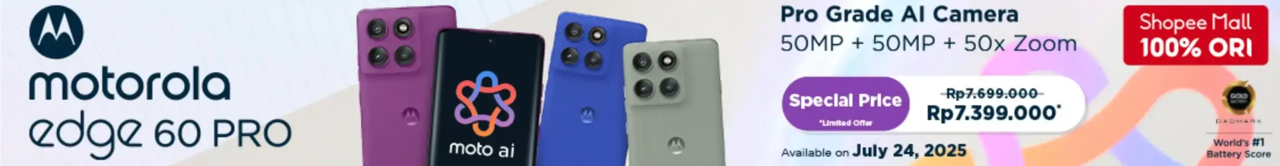 SHOPEE | Motorola Edge 60 Pro