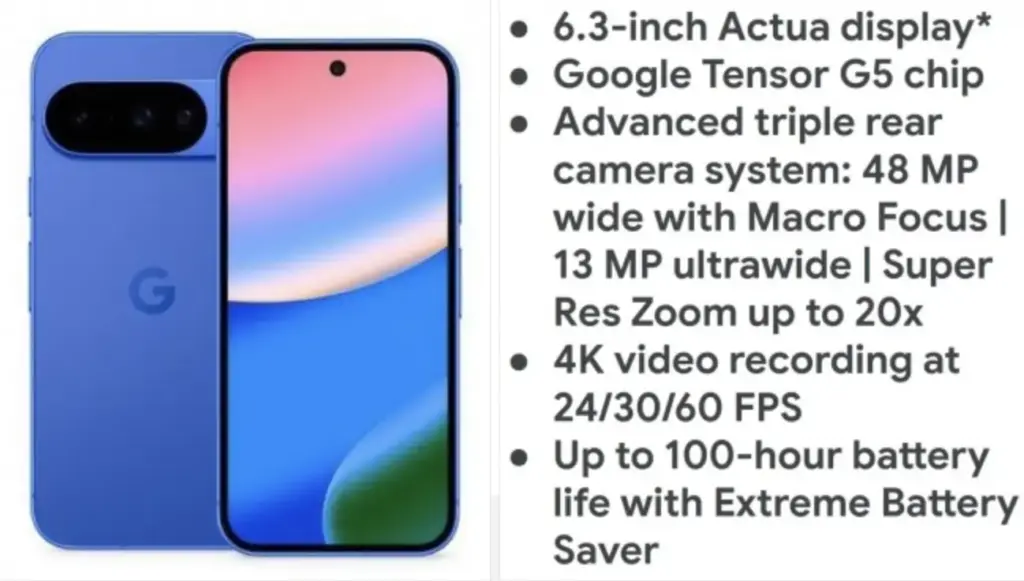Google Pixel 10